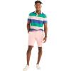 imageNautica Mens Cotton Twill Flat Front Chino ShortPale Orchid