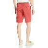 imageNautica Mens Cotton Twill Flat Front Chino ShortSailor Red
