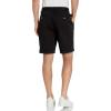 imageNautica Mens Cotton Twill Flat Front Chino ShortTrue Black