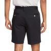 imageNautica Mens Cotton Twill Flat Front Chino ShortTrue Black