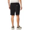 imageNautica Mens Fleece Logo ShortsTrue Black