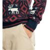 imageNautica Mens Reissue Printed Jacquard Crewneck SweaterNavy