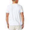imageNautica Mens Sustainably Crafted Logo Signal Flag Graphic TShirtBright White