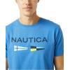 imageNautica Mens Sustainably Crafted Logo Signal Flag Graphic TShirtDelft