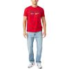 imageNautica Mens Sustainably Crafted Logo Signal Flag Graphic TShirtNautica Red