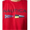 imageNautica Mens Sustainably Crafted Logo Signal Flag Graphic TShirtNautica Red