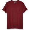 imageNautica Mens Classic Fit Pocket TShirtBurgundy Red