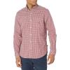 imageNautica Mens Gingham Poplin ShirtRusted Hull