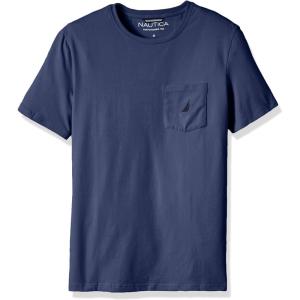 imageNautica Mens Classic Fit Pocket TShirtBlue Indigo