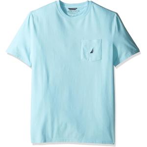 imageNautica Mens Classic Fit Pocket TShirtBright Aqua