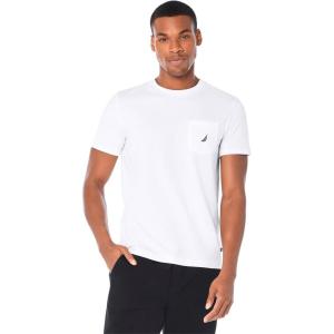 imageNautica Mens Classic Fit Pocket TShirtBright White