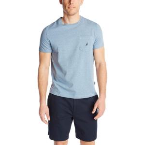imageNautica Mens Classic Fit Pocket TShirtDeep Anchor Heather