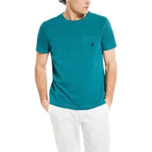 imageNautica Mens Classic Fit Pocket TShirtHarbor Jade