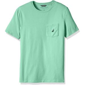 imageNautica Mens Classic Fit Pocket TShirtMint Spring