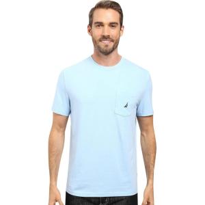 imageNautica Mens Classic Fit Pocket TShirtNoon Blue