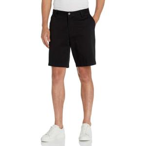 imageNautica Mens Cotton Twill Flat Front Chino ShortTrue Black