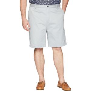 imageNautica Mens Cotton Twill Flat Front Chino ShortTrue Quarry