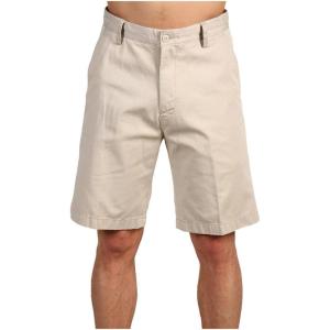 imageNautica Mens Cotton Twill Flat Front Chino ShortTrue Stone