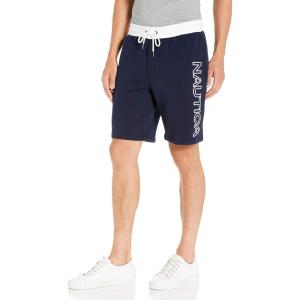 imageNautica Mens Fleece Logo ShortsNavy