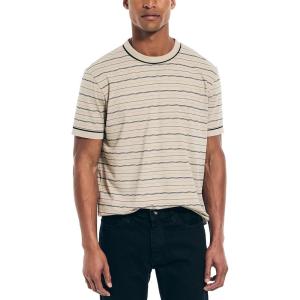 imageNautica Mens Sustainably Crafted Striped TShirtFlagstone