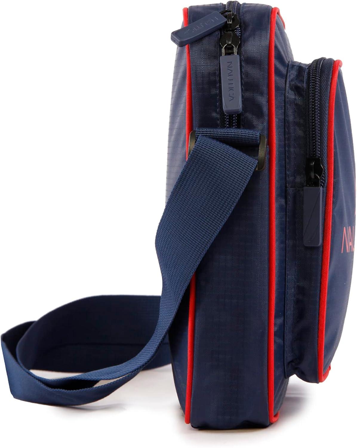 imageNAUTICA Unisexs Shoulder Bag Navy REDNavy Red