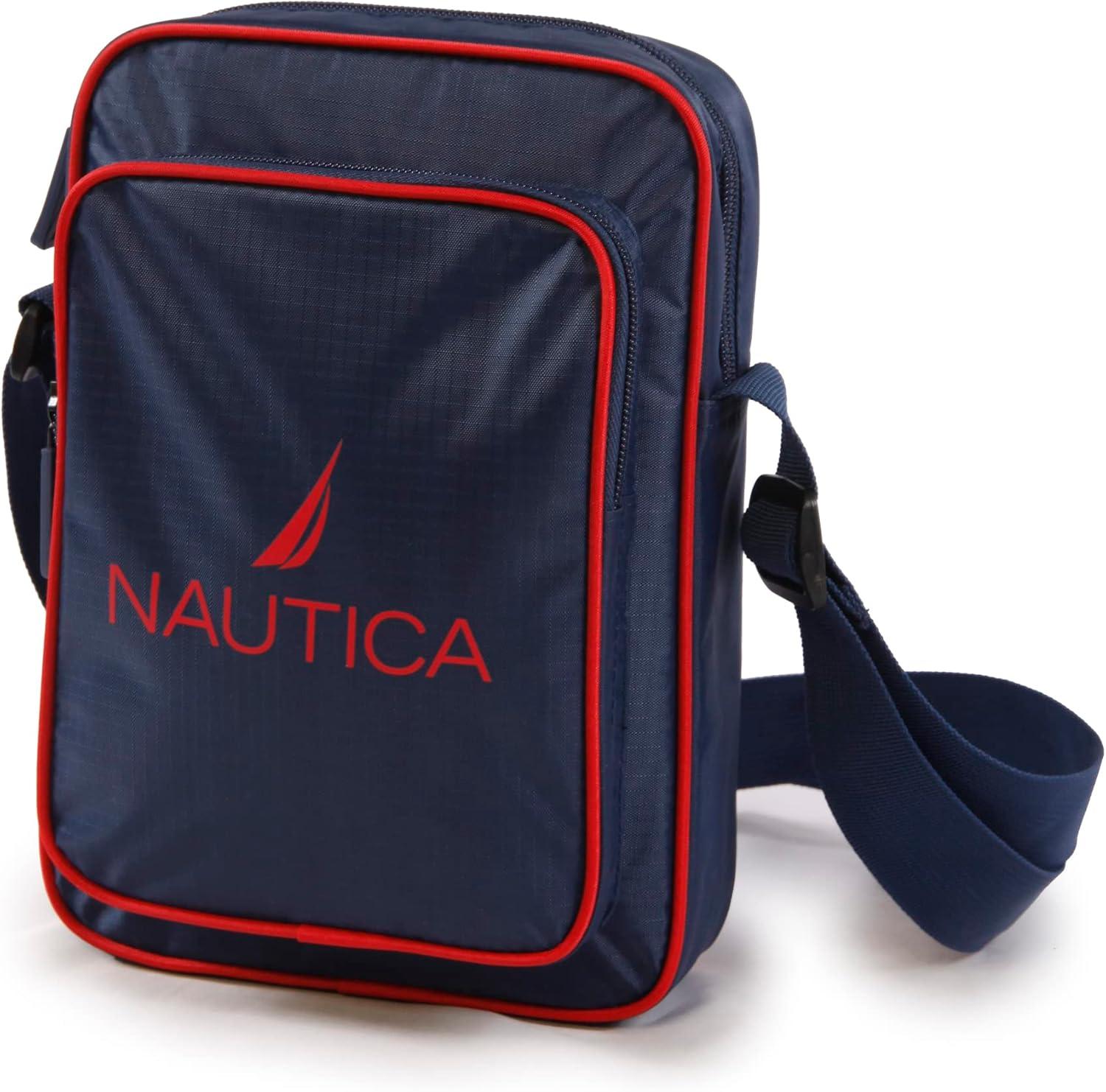 imageNAUTICA Unisexs Shoulder Bag Navy REDNavy Red