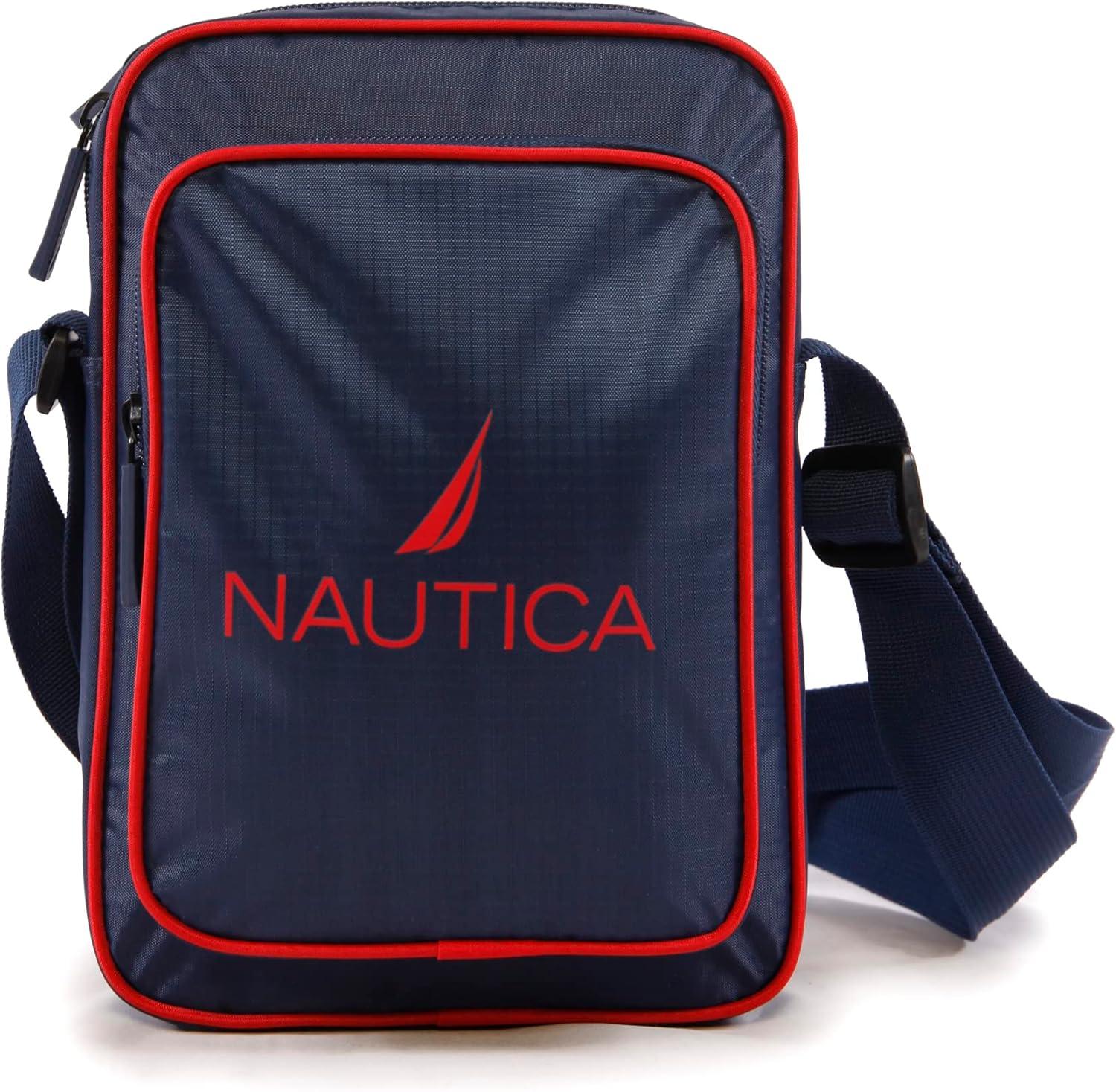 imageNAUTICA Unisexs Shoulder Bag Navy REDNavy Red