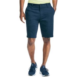 imageNautica Mens 95quot Navtech Slim Fit Shorts Navy 32 Regular US