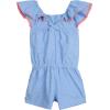 imageNautica Girls Lightweight Chambray Romper With Elastic WaistbandButterfly Light Chambray