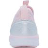 imageNautica Girls SlipOn Sneaker  Athletic Running Kids Shoe for Walking Running Tennis and Sports ToddlerLittle KidLight Pink Silver Mesh