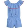 imageNautica Girls Lightweight Chambray Romper With Elastic WaistbandButterfly Light Chambray