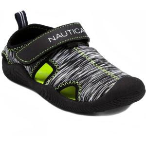 imageNautica Kids Protective Water ShoeClosedToe Sport Sandal Boy  Girl Big KidLittle KidToddlerBlack Multi