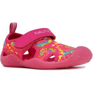 imageNautica Kids Protective Water ShoeClosedToe Sport Sandal Boy  Girl Big KidLittle KidToddlerPink Multi Tie Dye