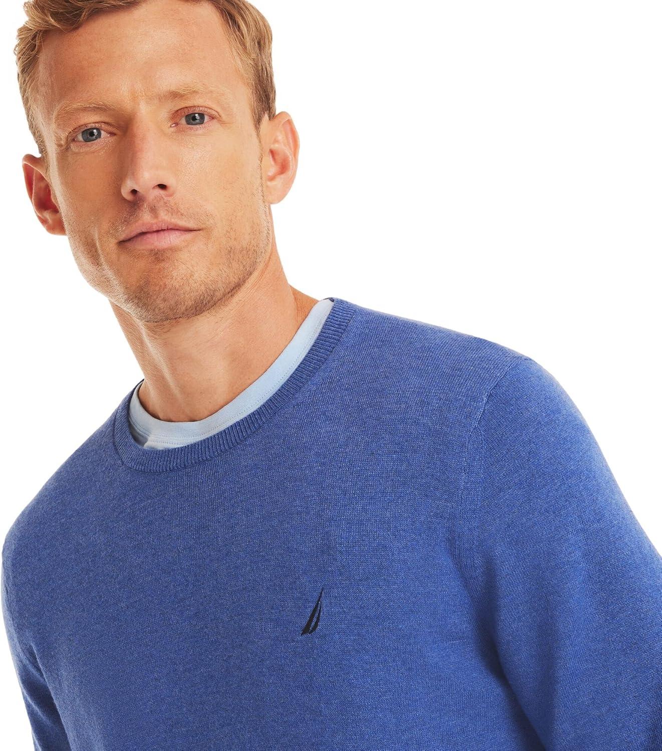 imageNautica Mens Sustainably Crafted Crewneck SweatshirtCastway Aqua