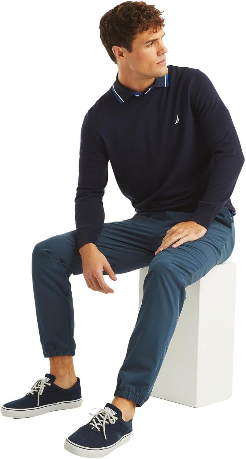 imageNautica Mens Sustainably Crafted Crewneck SweatshirtFrench Navy