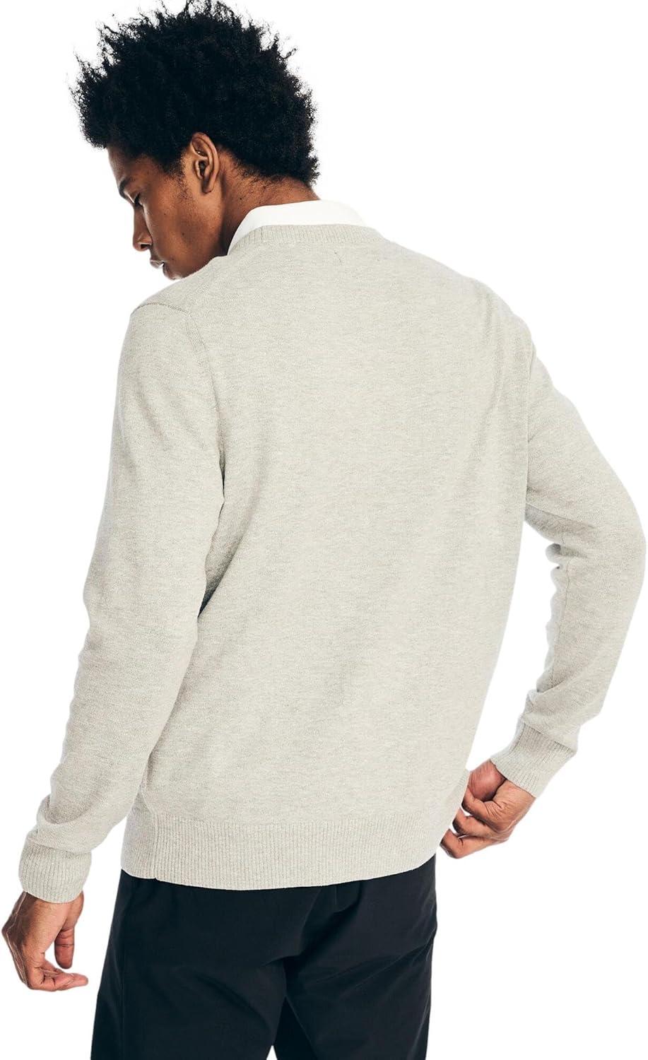 imageNautica Mens Sustainably Crafted Crewneck SweatshirtGrey Heather