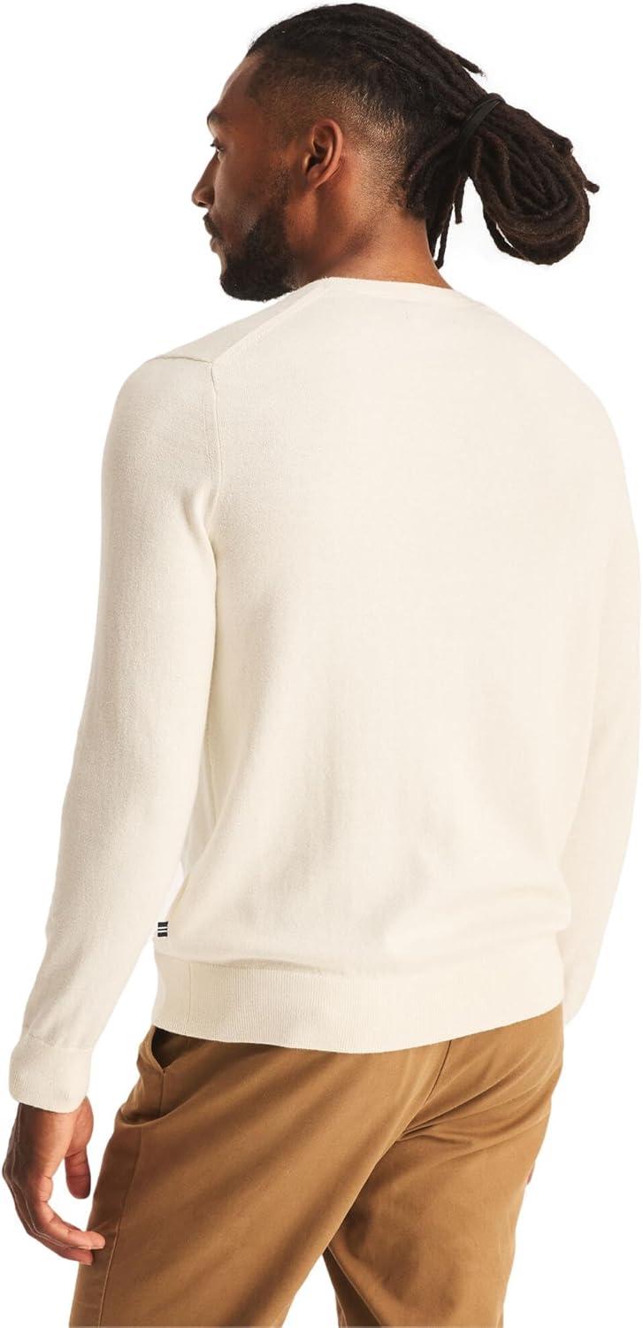 imageNautica Mens Sustainably Crafted Crewneck SweatshirtMarshmallow
