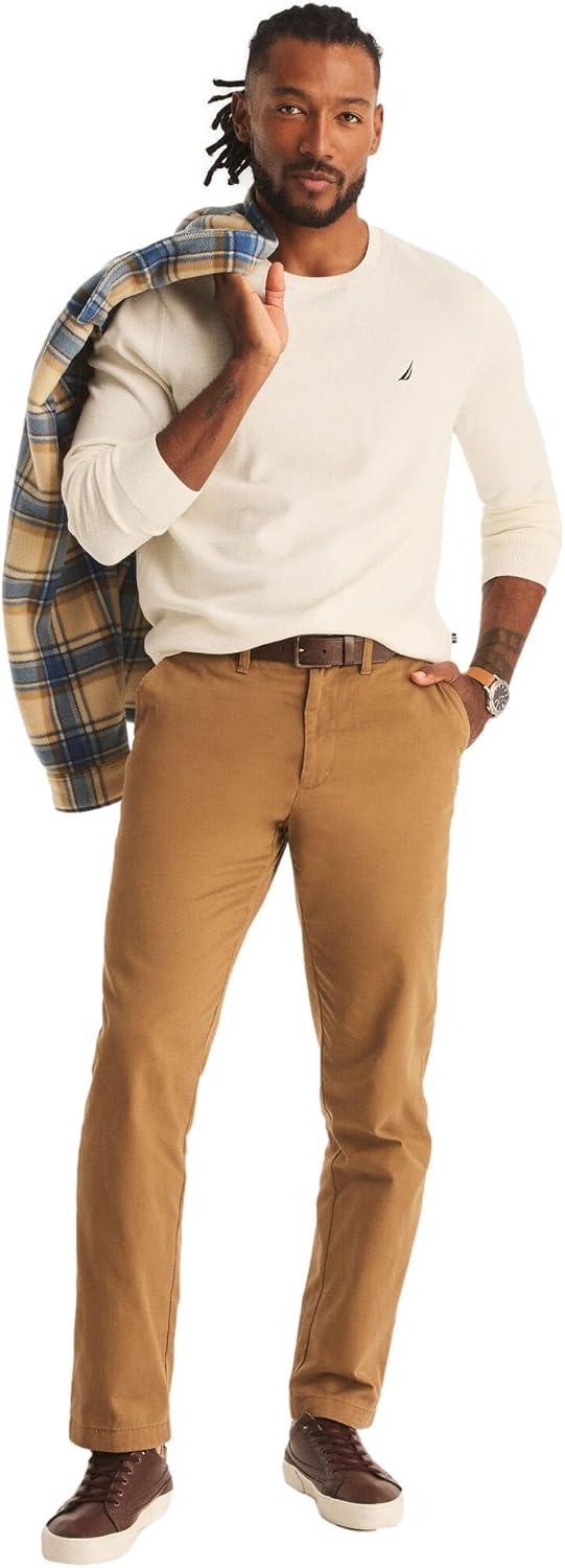 imageNautica Mens Sustainably Crafted Crewneck SweatshirtMarshmallow