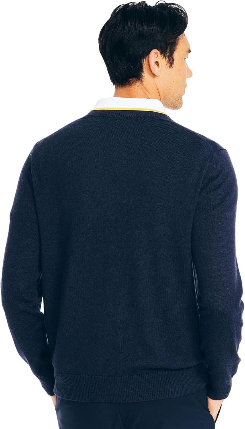 imageNautica Mens Sustainably Crafted Crewneck SweatshirtNavy Seas