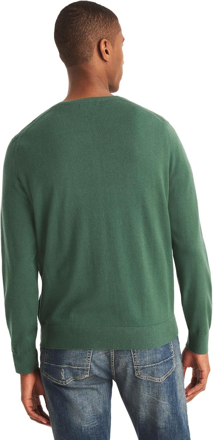 imageNautica Mens Sustainably Crafted Crewneck SweatshirtRain Forest Green