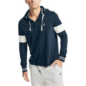 imageNautica Mens Sustainably Crafted Rugby HoodieNavy