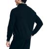 imageNautica Mens Navtech QuarterZip SweaterTrue Black