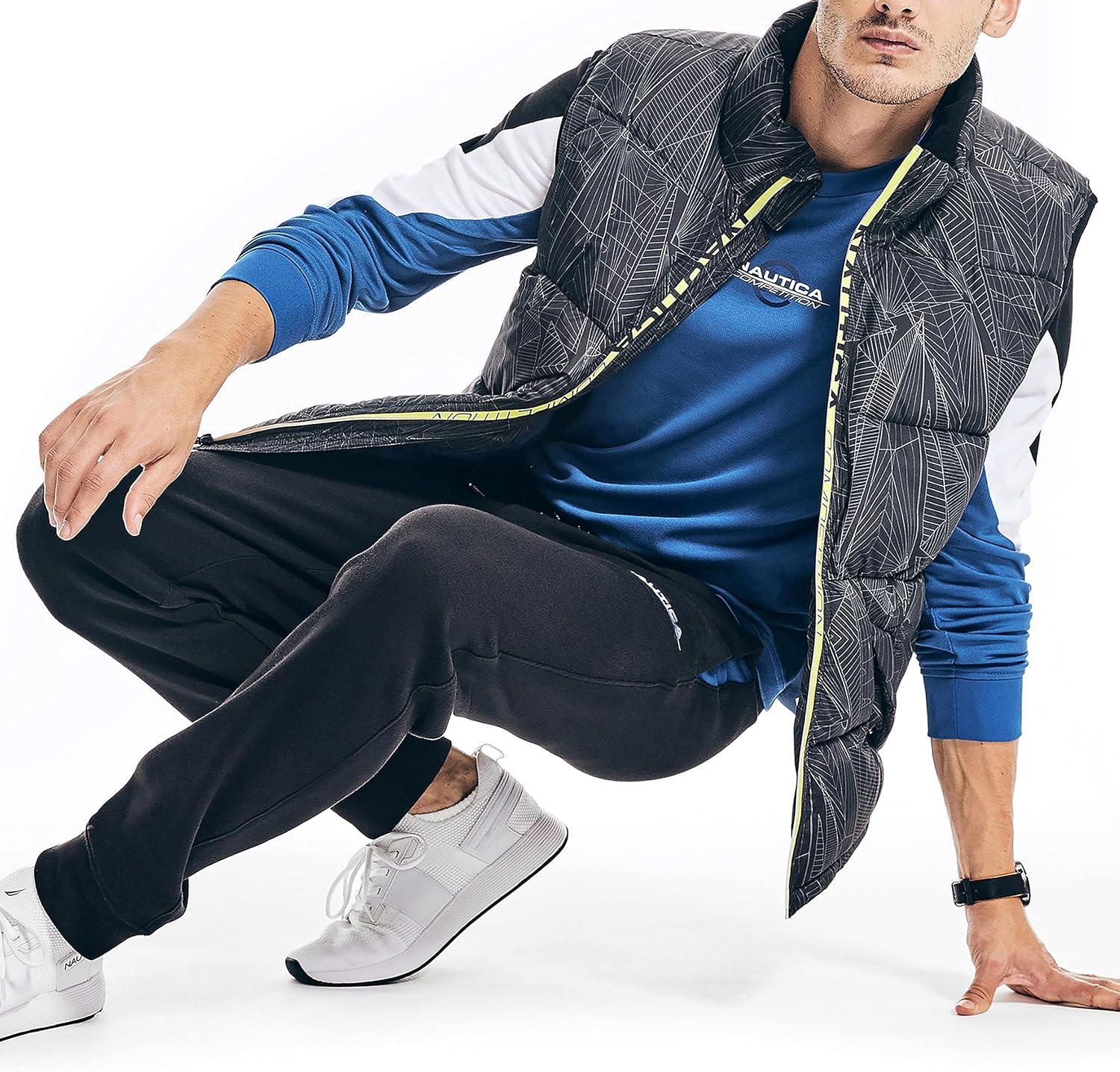 imageNautica Mens Competition Sustainably Crafted Tempasphere VestTrue Black