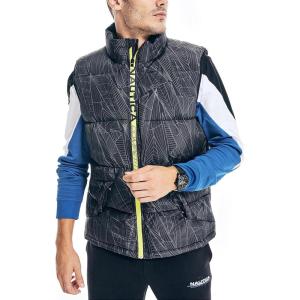 imageNautica Mens Competition Sustainably Crafted Tempasphere VestTrue Black