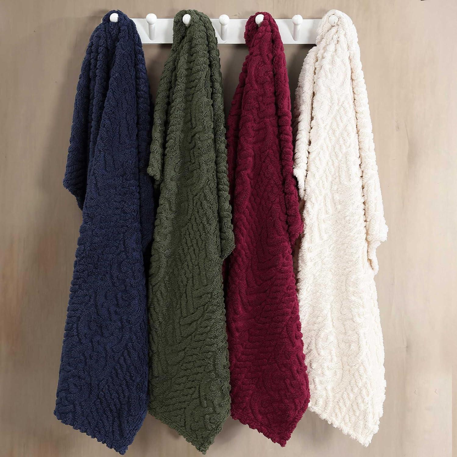 imageNautica  Throw Blanket Ultra Soft Plush Sherpa Bedding Warm ampamp Cozy Home Decor for Bed or Couch Dorm Room Essentials Saltmarsh Grey 50quot x 60quotDeclan Green