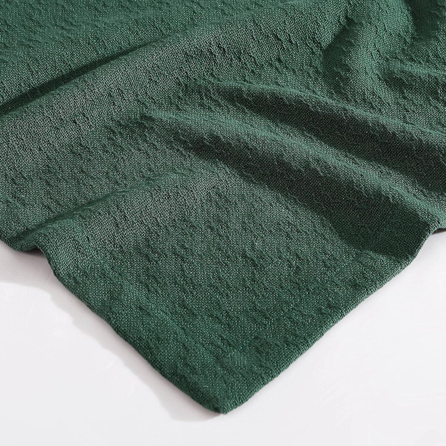 imageNautica  Twin Blanket Cotton Woven Bedding MediumWeight for All Seasons Ideal Dorm Essentials OekoTex Certified Ripple Cove GreenRipple Cove Green
