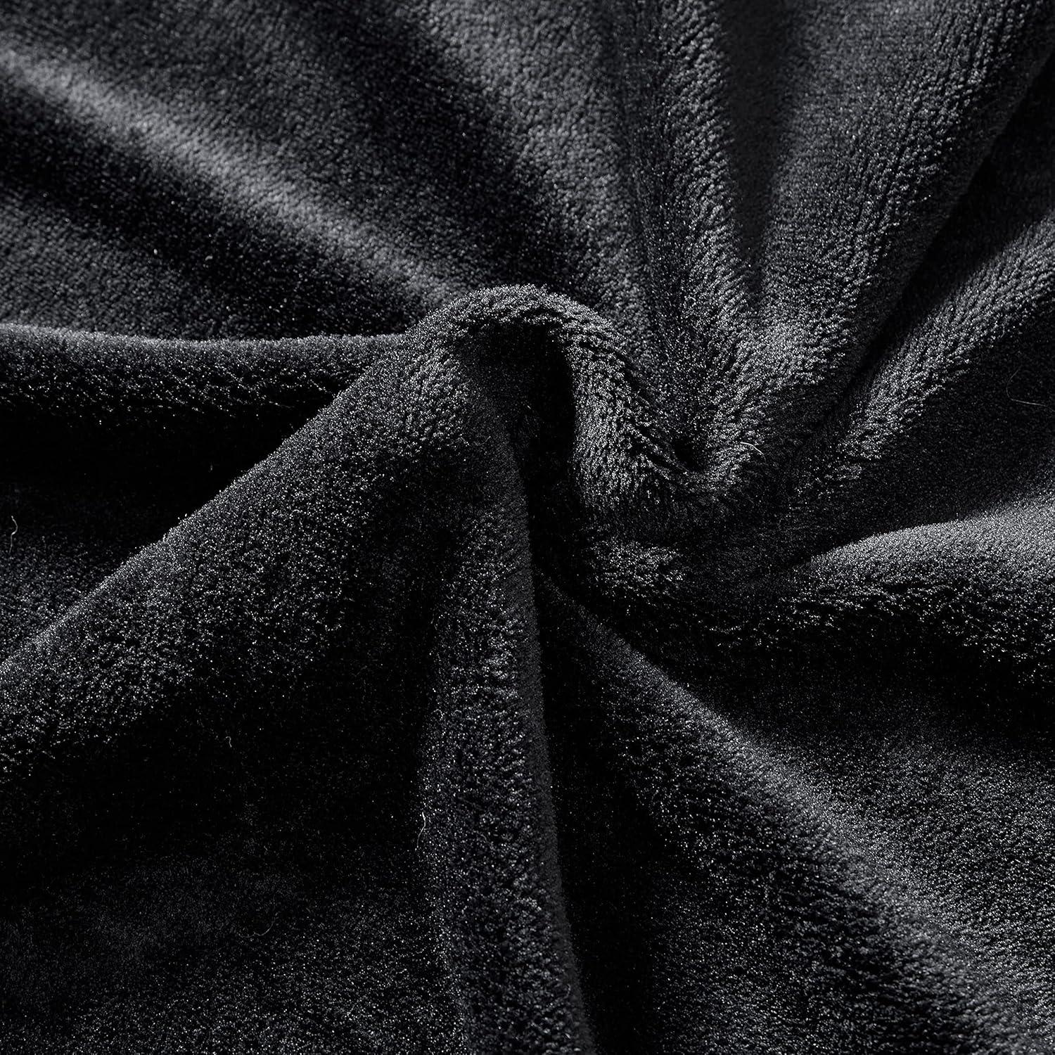 imageNautica  Twin Blanket Soft Plush Fleece Bedding Ideal for Bed or Couch Dorm Essentials OekoTex Certified Solid RedSolid Black