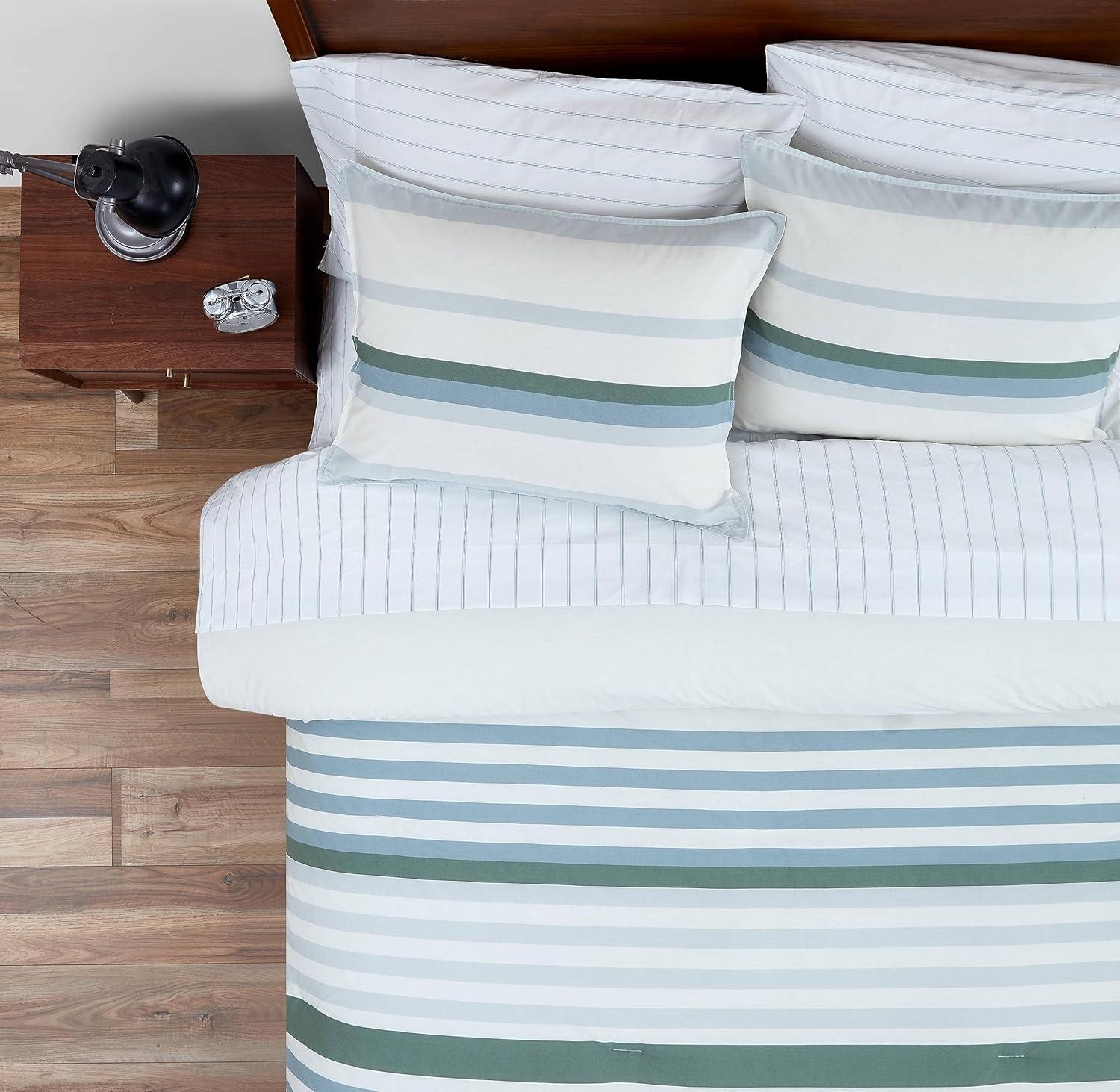 imageNautica  Twin Comforter Set Cotton Reversible Bedding with Matching Sham Home Decor for All Seasons Dorm Room Essentials Lansier Grey TwinTwin XLGrey