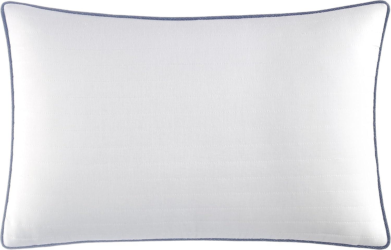imageNautica  Twin Comforter Set Cotton Reversible Bedding with Matching Sham ampamp Bonus Decorative Pillows Westport Navy TwinTwin XLWestport Navy