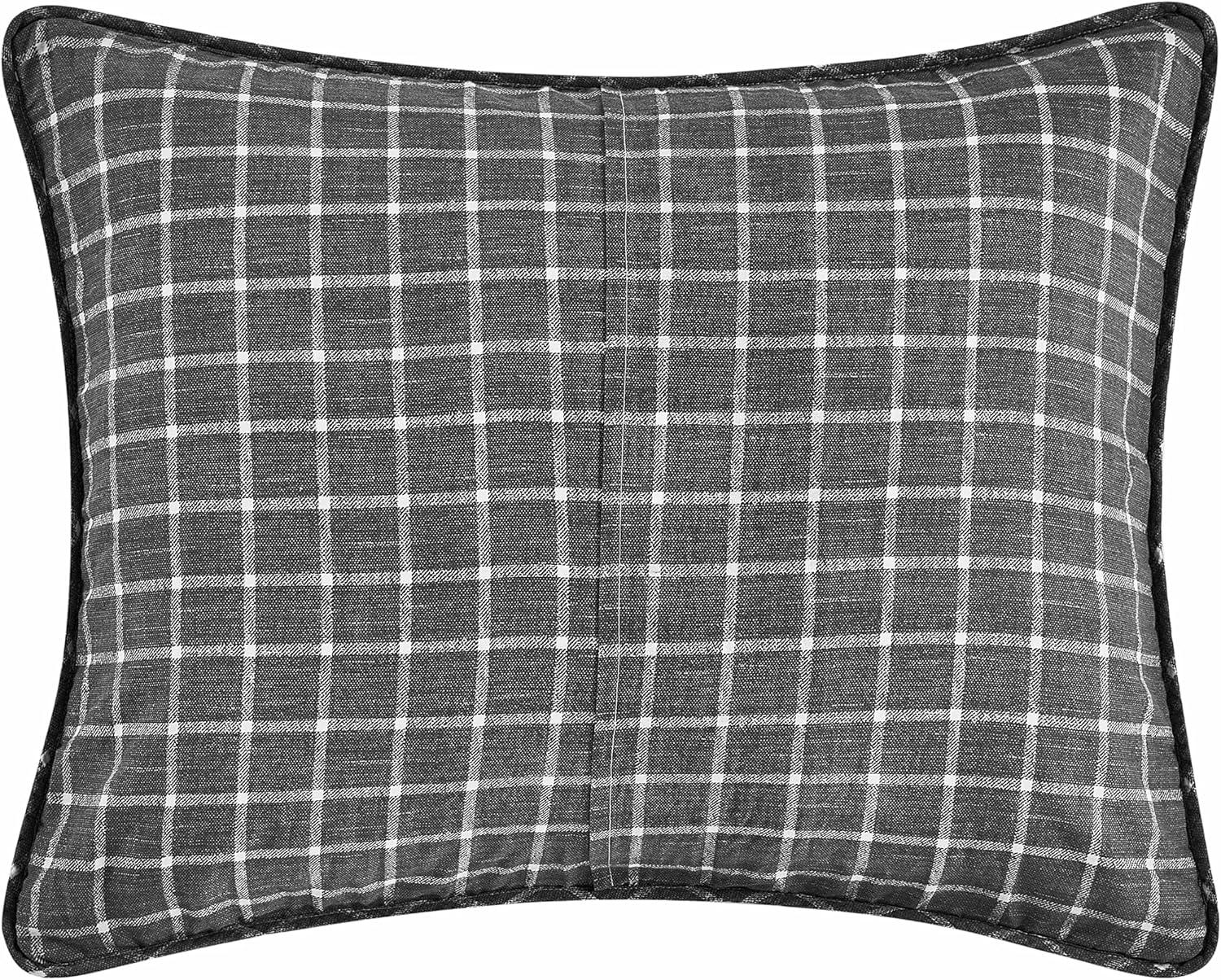 imageNautica  Twin Quilt Set All Season Cotton Bedding with Matching Sham Dorm Room Essentials Fleetville GreyWhite TwinTwin